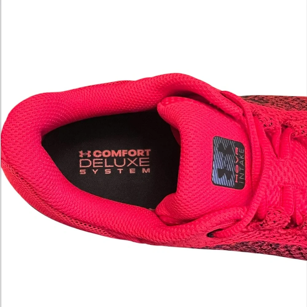 UNDER ARMOUR - HOVR RED BLACK “INTAKE 6” SNEAKERS - Picture 10 of 12